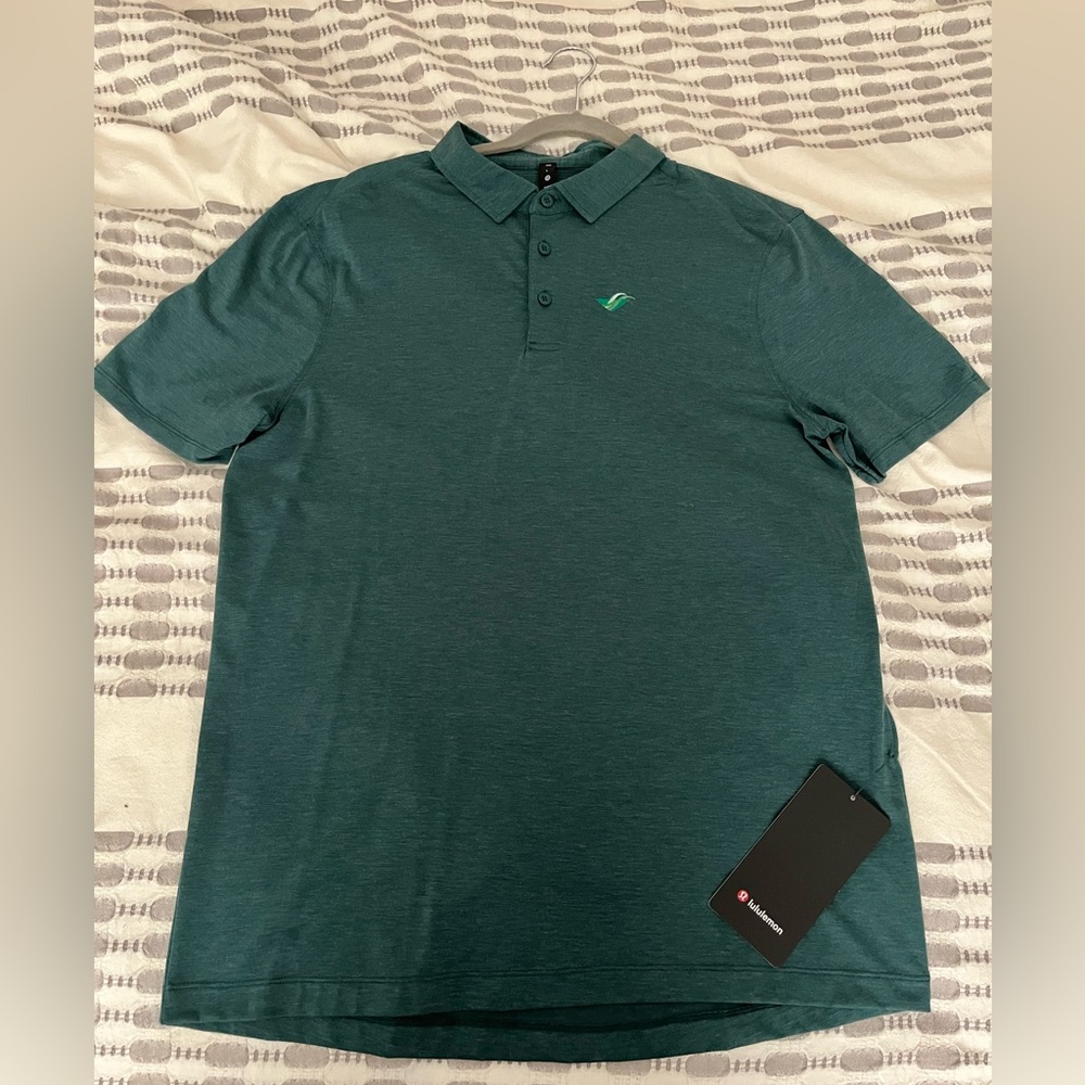 Men’s Lululemon Evolution Polo NWT dark green size L